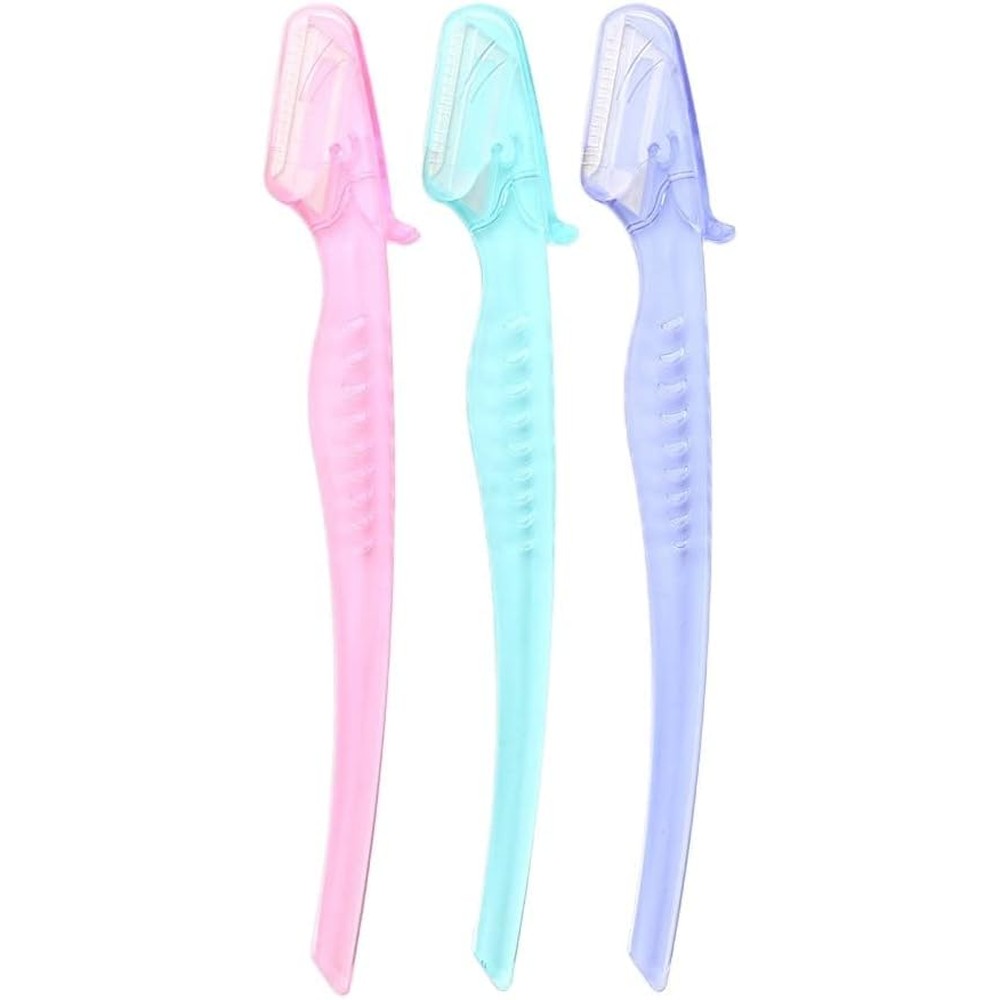 Haward Eyebrow Razor front view pack of multicolor face razors for women
