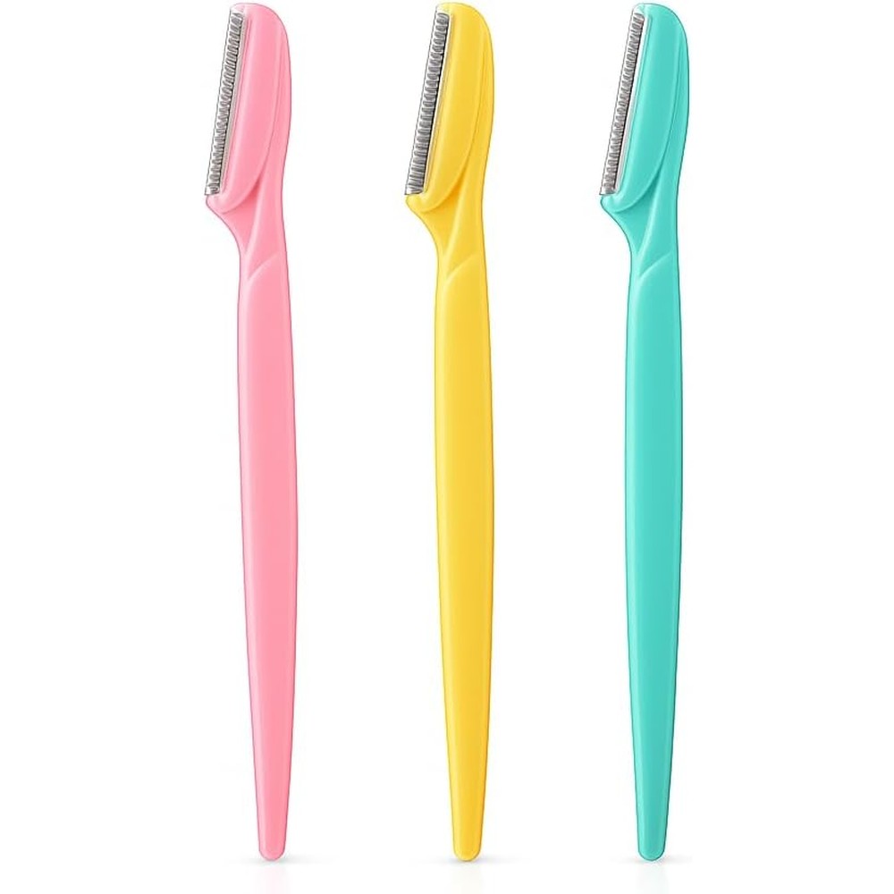 M Magic Gold dermaplane razor for women face front view showing the precision blade.