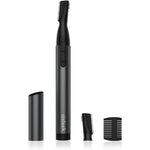 Aisleek upgraded eyebrow trimmer for men front view in coal gray
