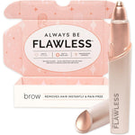 Flawless Finishing Touch brows eyebrow hair remover white front view showing precision tip