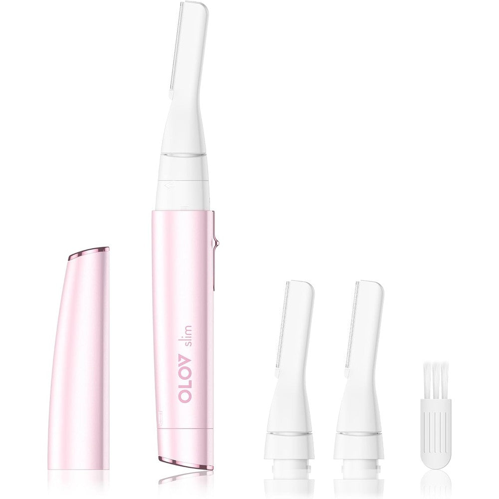 OLOV slim facial hair removal device front view for painless women grooming