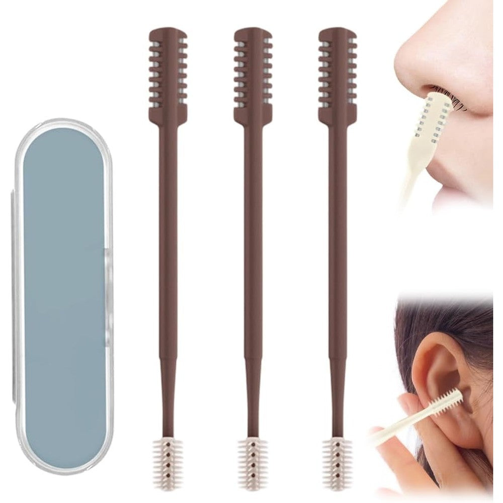 Generic 3 piece nasal hair cutter set front view