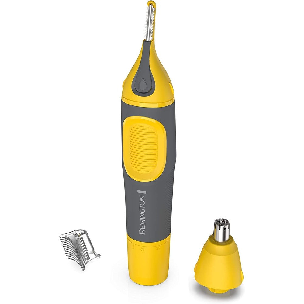 Remington Virtually Indestructible Nose Ear and Brow Trimmer Yellow Front View