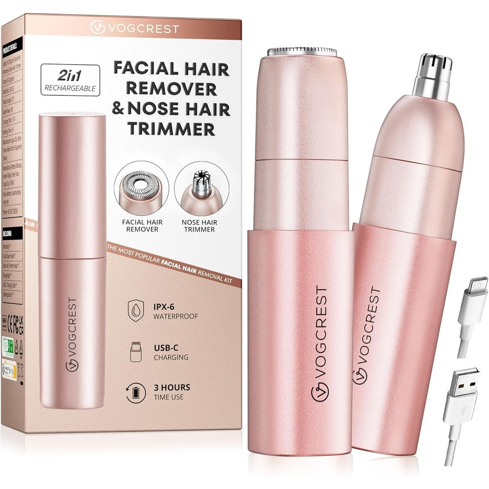 VG Vogcrest 2-in-1 nose and facial hair trimmer front view