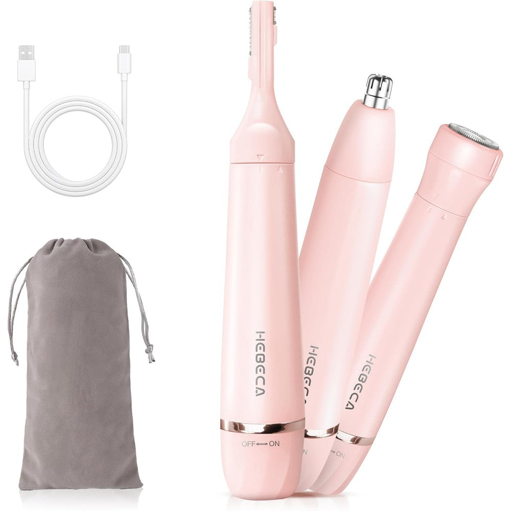 Hebeca 3-in-1 electric facial hair trimmer front view