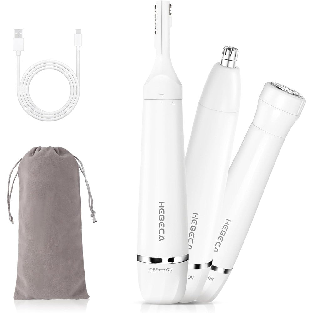 Hebeca 3-in-1 facial hair trimmer front view