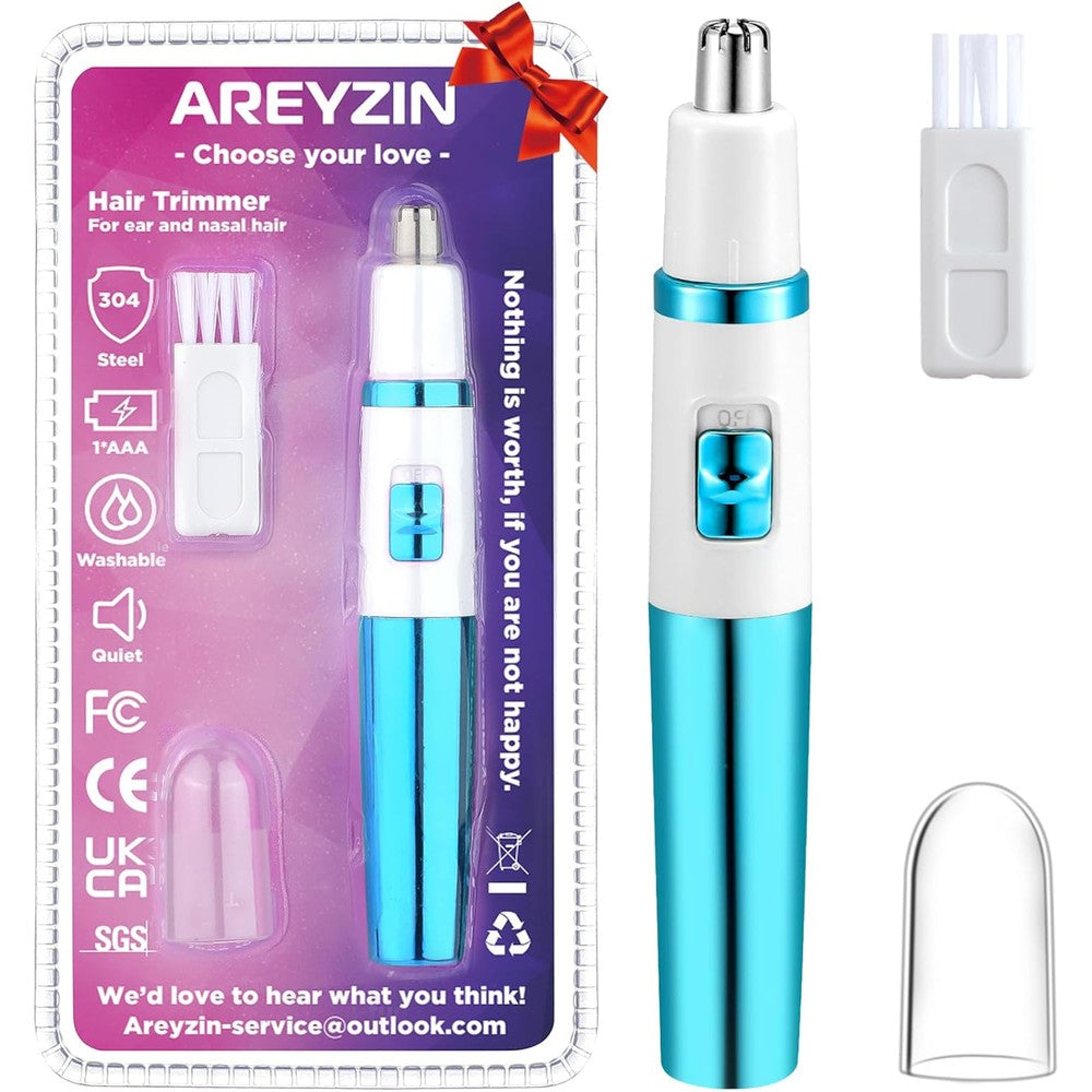 Areyzin Womens Nose Hair Trimmer front view for facial grooming