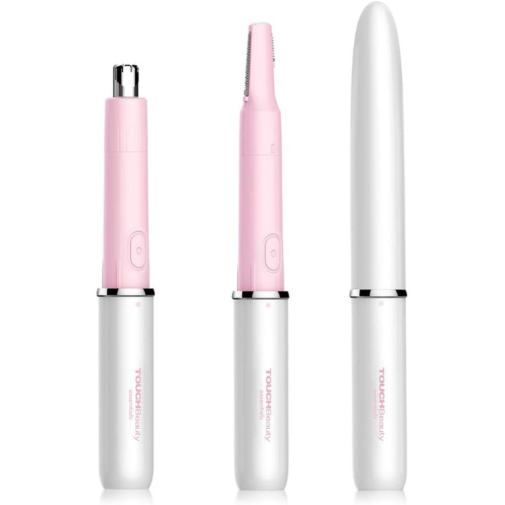 Touchbeauty Hair Trimmer For Face Eyebrow Nose Ear And Body Hair Removal Tool Battery Powered Dual Blades Shaver Model TB-1458 - Image 1