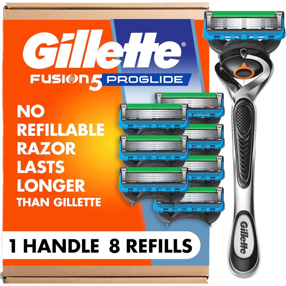 Gillette Fusion5 ProGlide shaving razor set front view for men