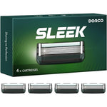Dorco Sleek Six Blade Razor System 4 Pack front view showing the product packaging