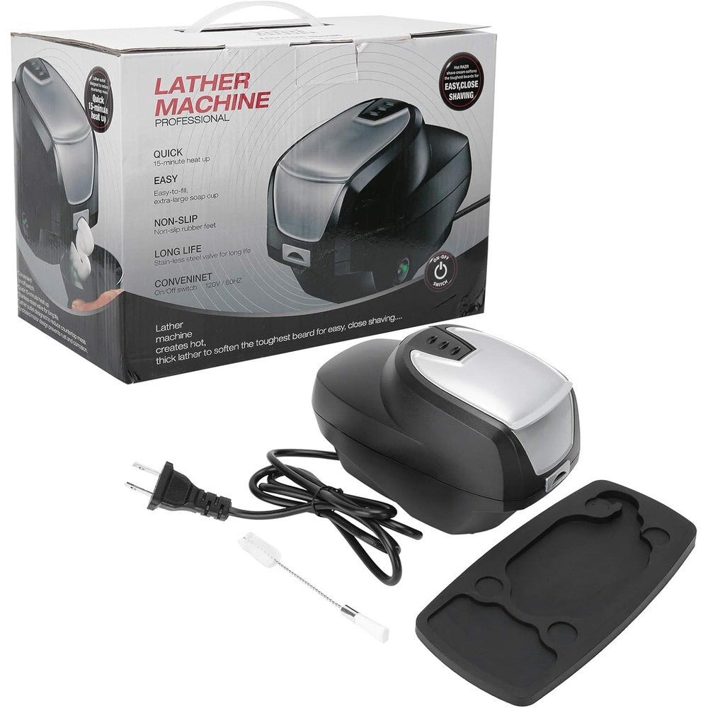 Filfeel hot lather machine for barber front view
