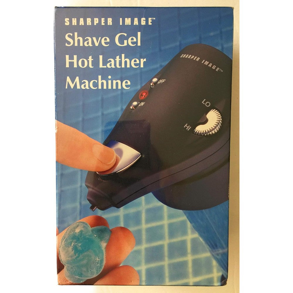 Sharper Image Shave Gel Hot Lather Machine front view grooming device