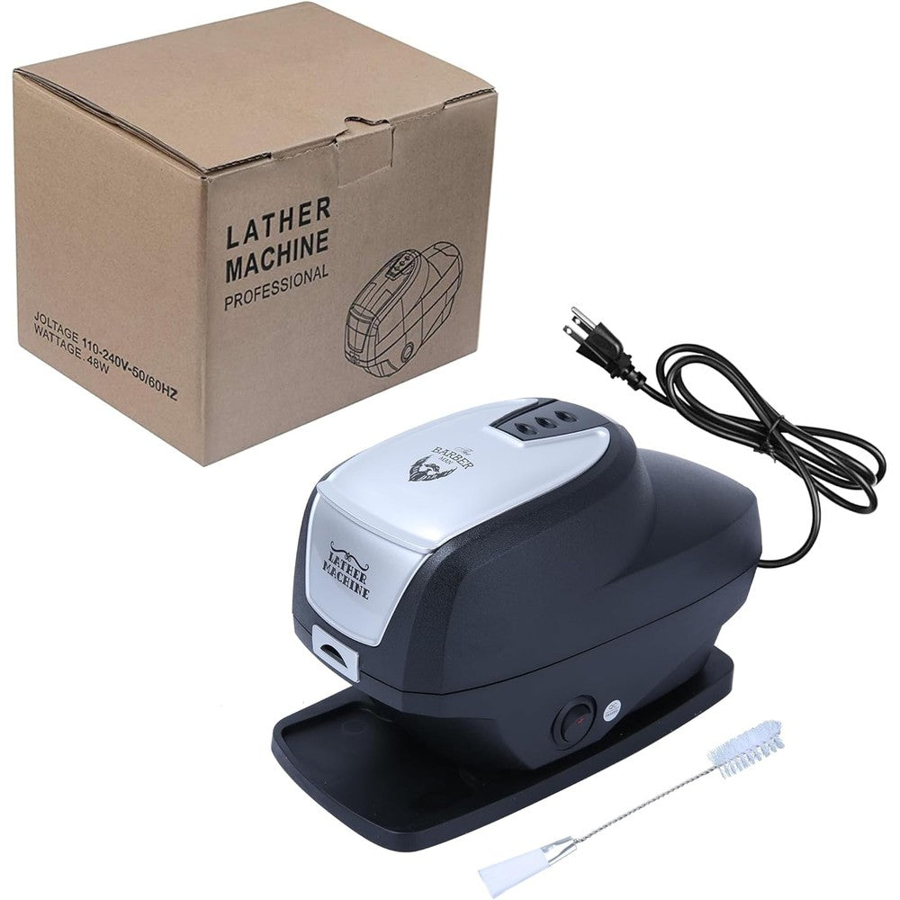 Tasalon professional hot lather machine front view for shaving
