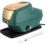 Generic professional hot lather machine green front view