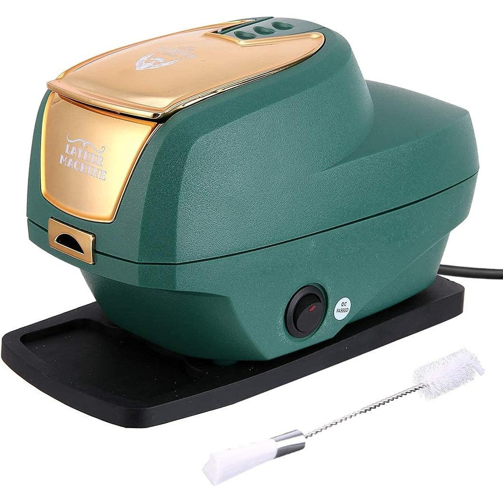 Generic professional hot lather machine green front view