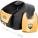 Stylance professional hot lather machine front view yellow