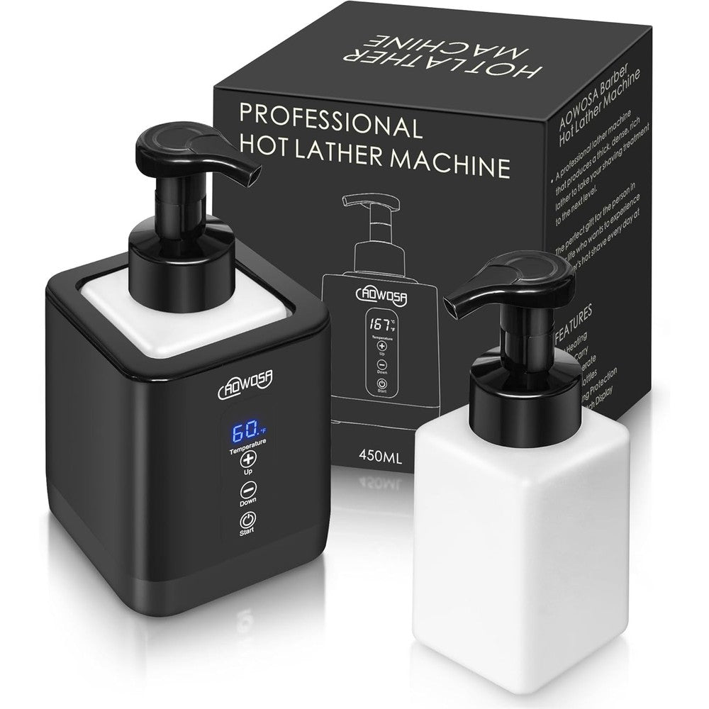 Aowosa Hot Lather Machine front view for professional shaving