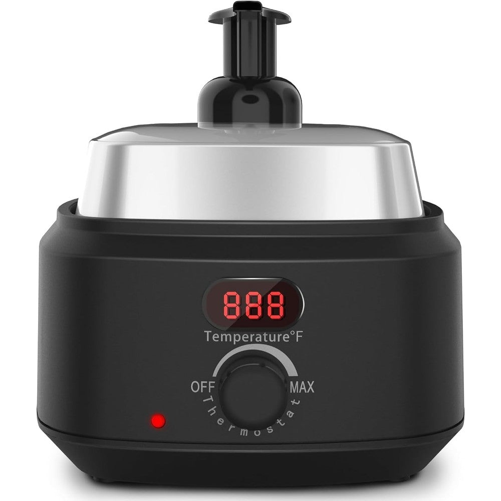 Tasalon professional hot lather machine front view with red digital display
