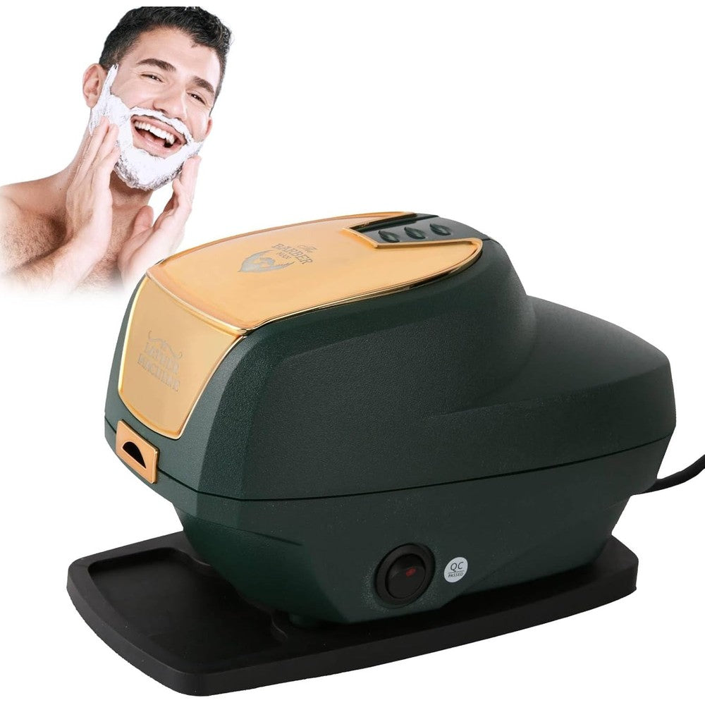 Dhasuwt hot lather machine front view for barber shop