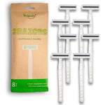 Crazors 3-blade disposable hair removal razors front view