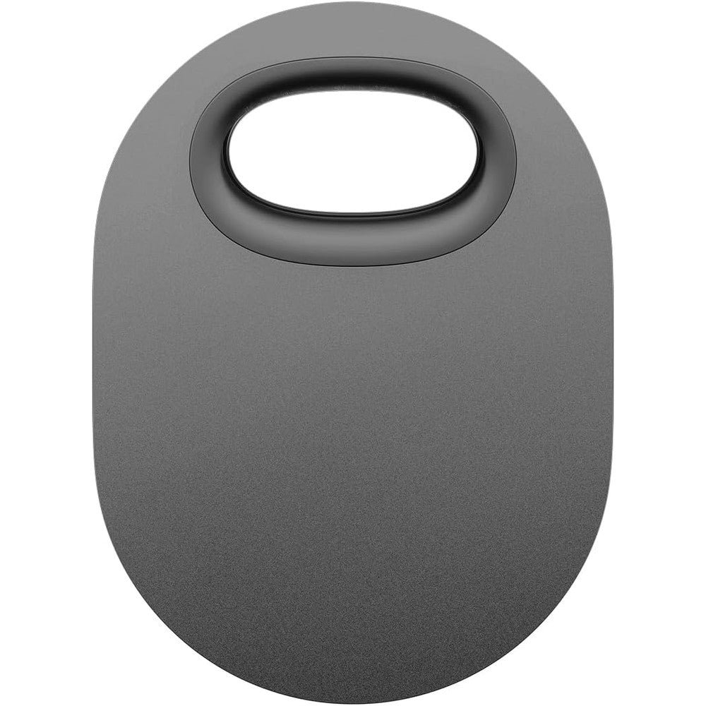 Laifen T1 Pro Electric Shaver Stand Grey front view showcasing its premium aluminum metallic finish on a bathroom counter.