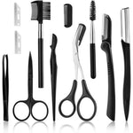 Ztrhyoo 11 in 1 eyebrow razor set front view