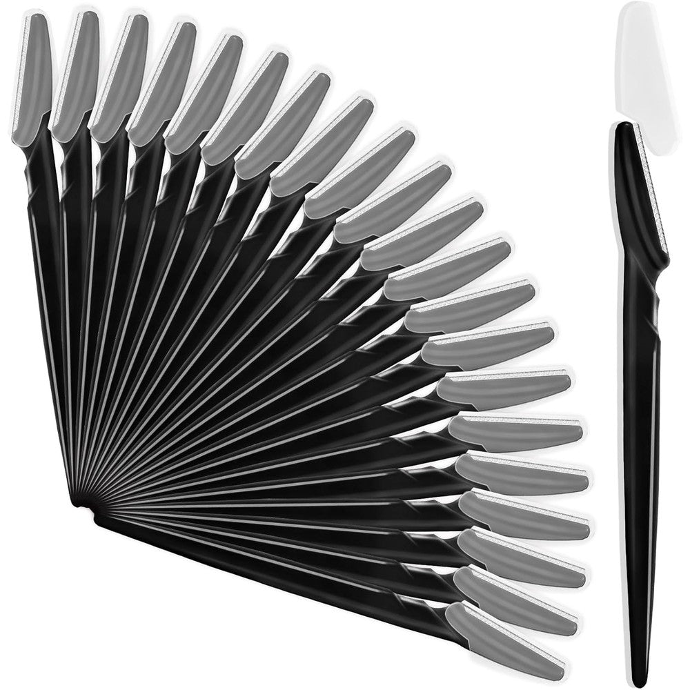 Organic Skin 21 Pcs Eyebrow Razor Set front view
