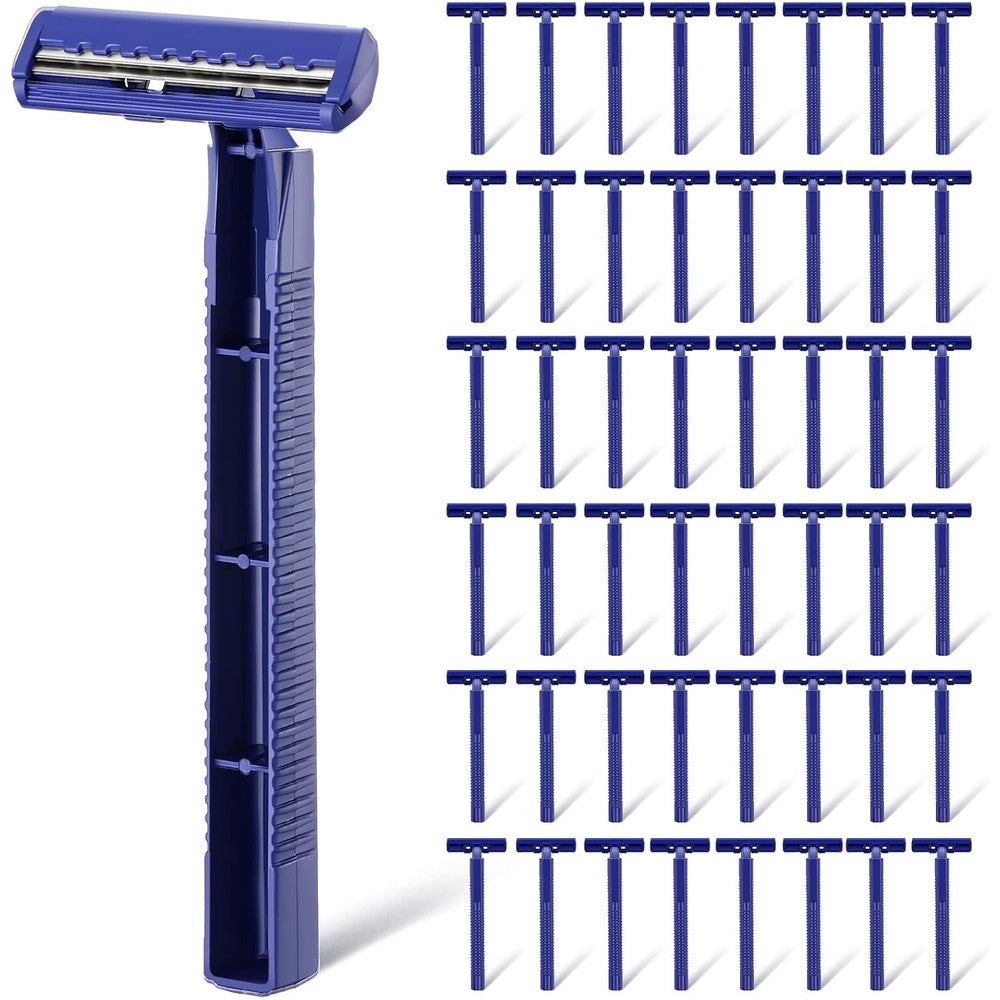 Chumia twin blade disposable razors front view bulk pack
