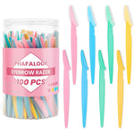 Brichbrow 100 pieces eyebrow razor set front view