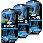 Schick Hydro 5 disposable razors pack front view