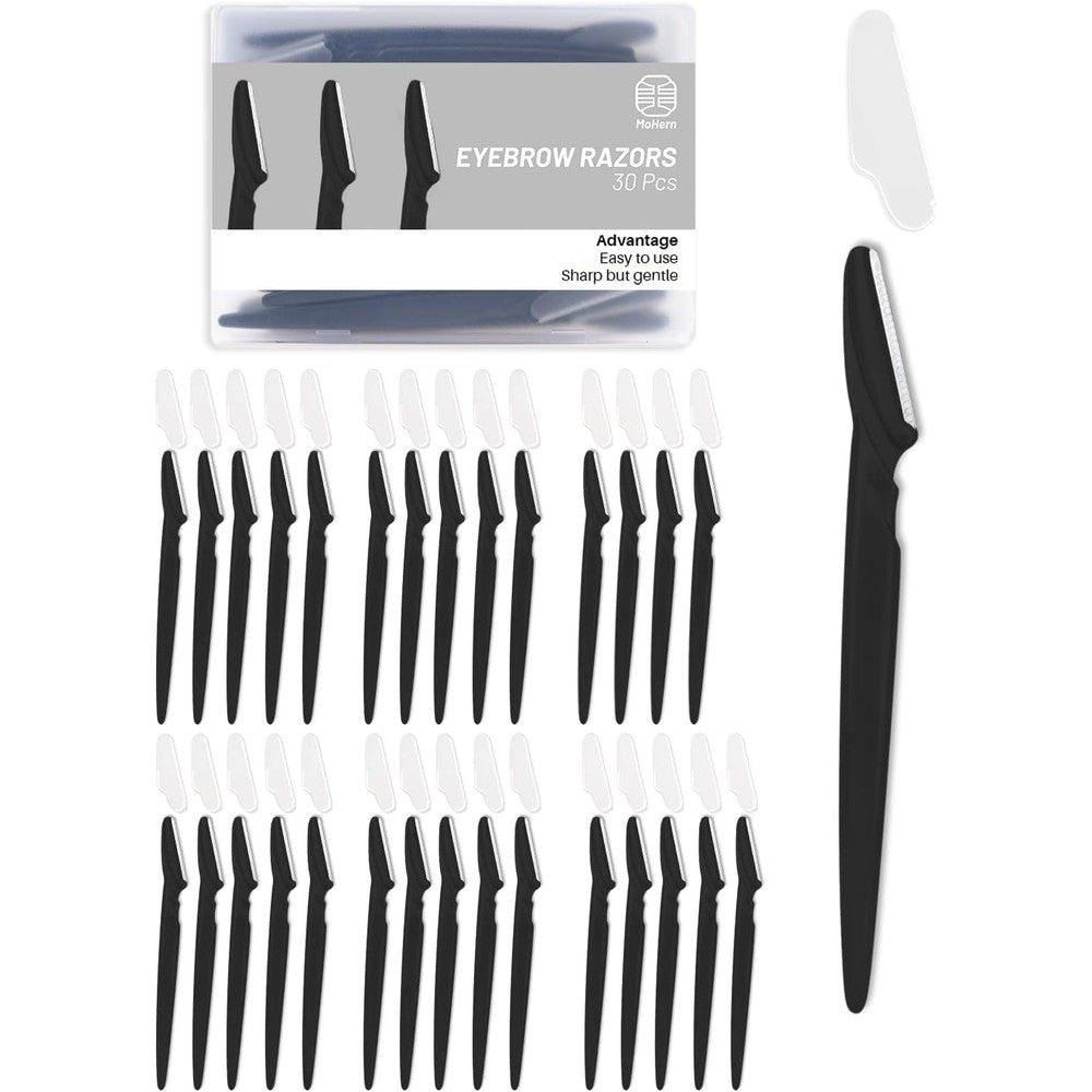MoHern 30 piece dermaplaning tool set black