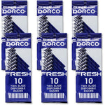 Dorco Fresh Twin Blade Disposable Razors For Men And Women 60 Count Value Pack Smooth And Comfortable Shave With Non Slip Handle - Image 1
