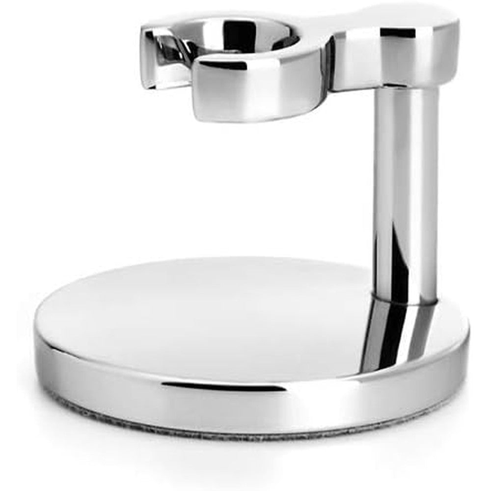 MÜHLE TRADITIONAL razor stand front view premium stainless steel holder