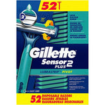Gillette Sensor2 Plus Disposable Razor 52 Pack front view