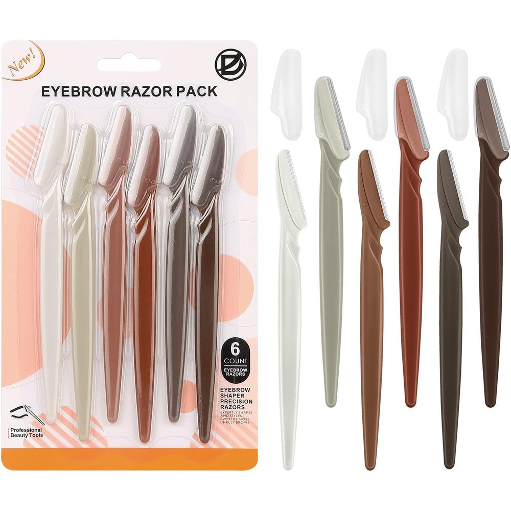 D Dermaplane Razor for Women 6 Piece Pack front view