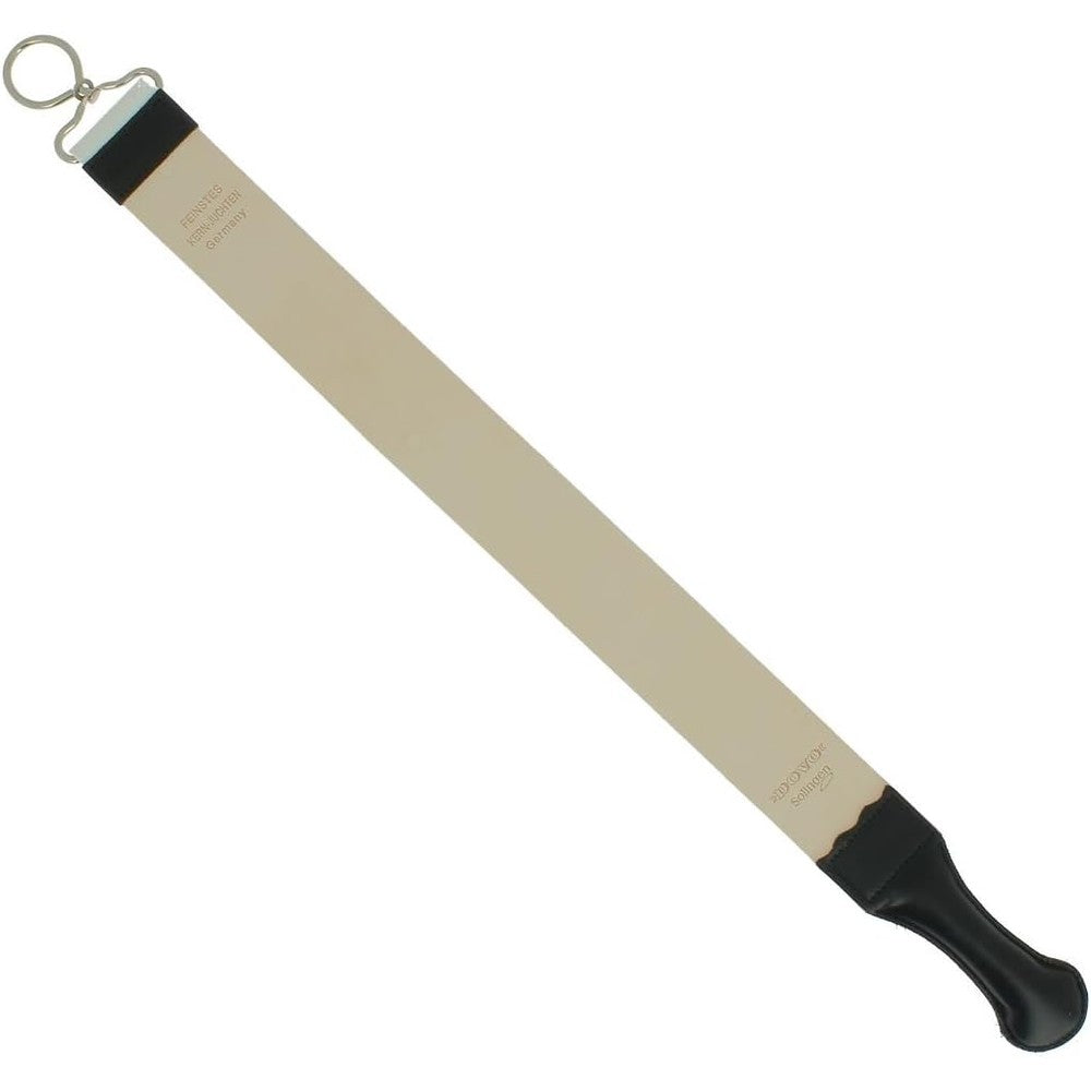 DOVO Shaving Strop Plain hanging leather razor tool front view