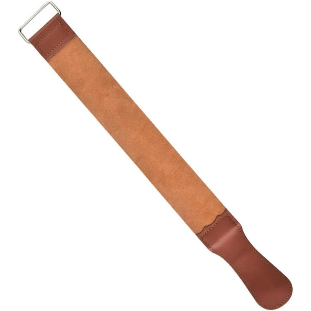 IWOWHERO double sided leather razor strop front view for sharpening