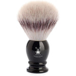 Mühle Classic Black Large Silvertip Fiber Shaving Brush front view