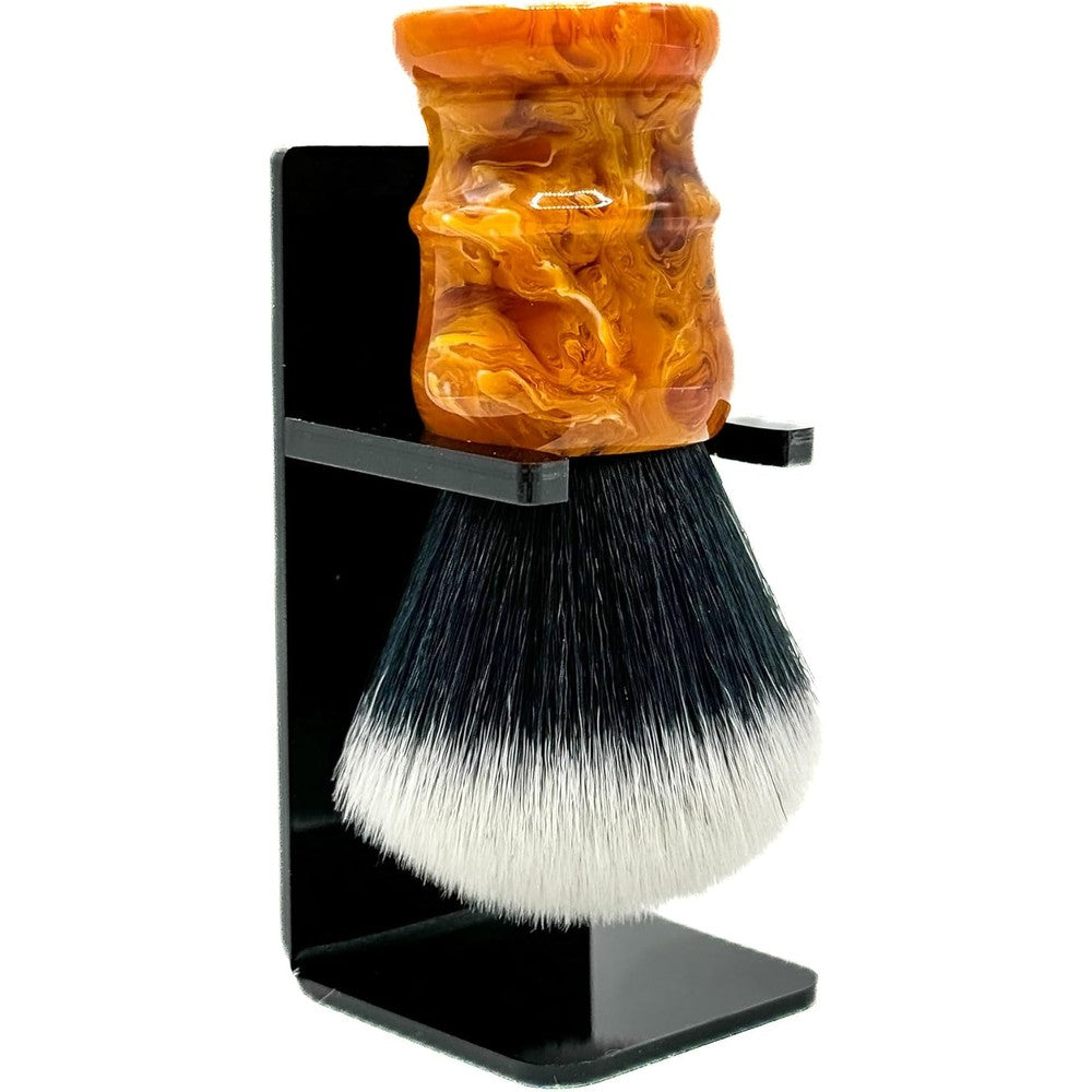 Parker Solar Storm synthetic shaving brush with marbled handle