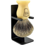 Parker 3-Band Pure Badger Bristle Shaving Brush front view