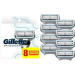 Gillette SkinGuard men's razor blades 8 pack front view box