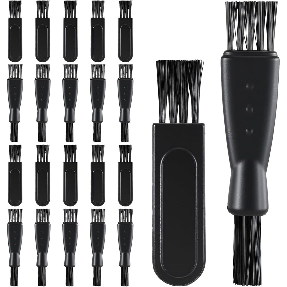Yuomeaz 20 pieces electric shaver cleaning brush set front view