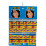 Topaz Platinum Double Edge Safety Razor Blades 100 Count box front view