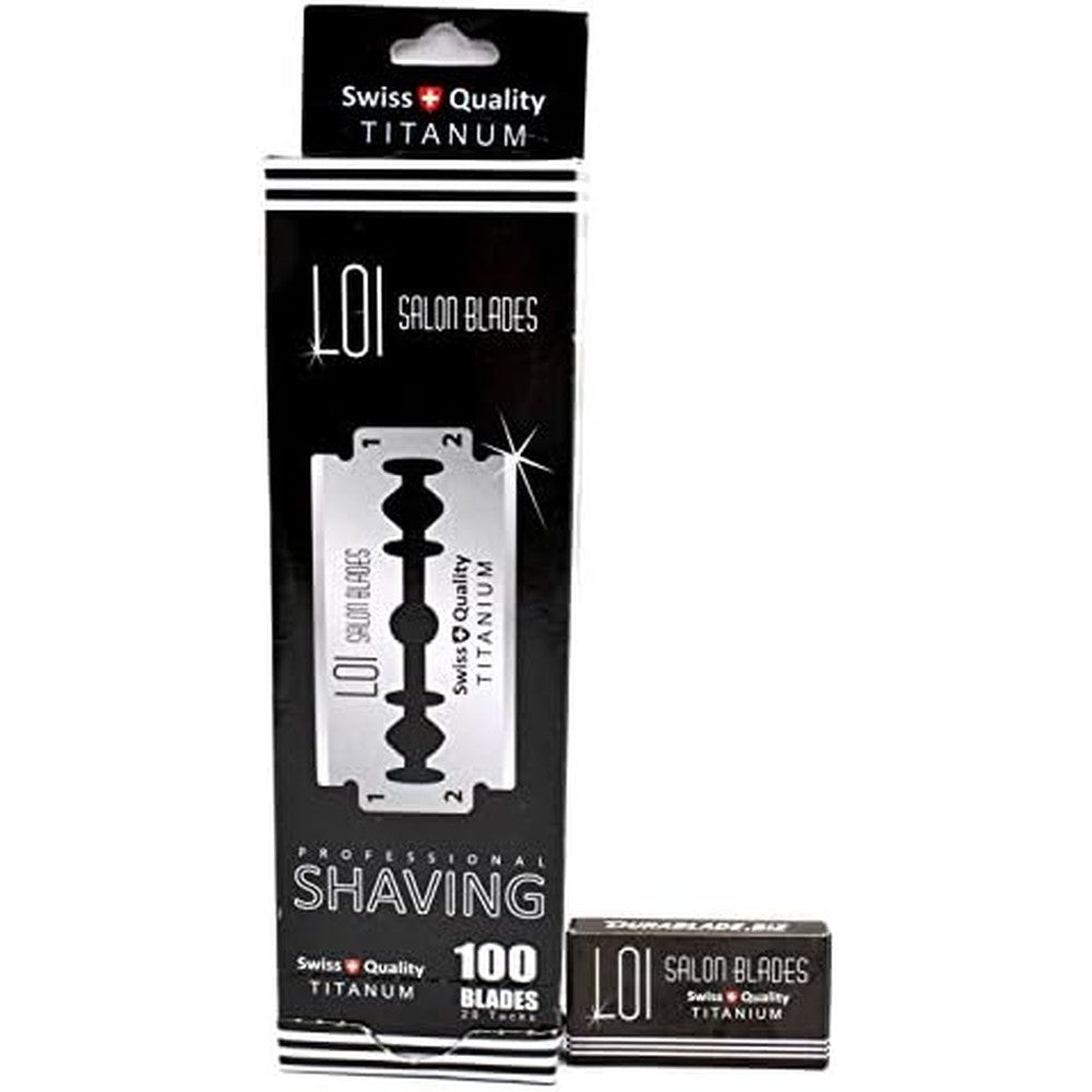 Durablade Loi Titanium Razor Blades pack of 100 front view