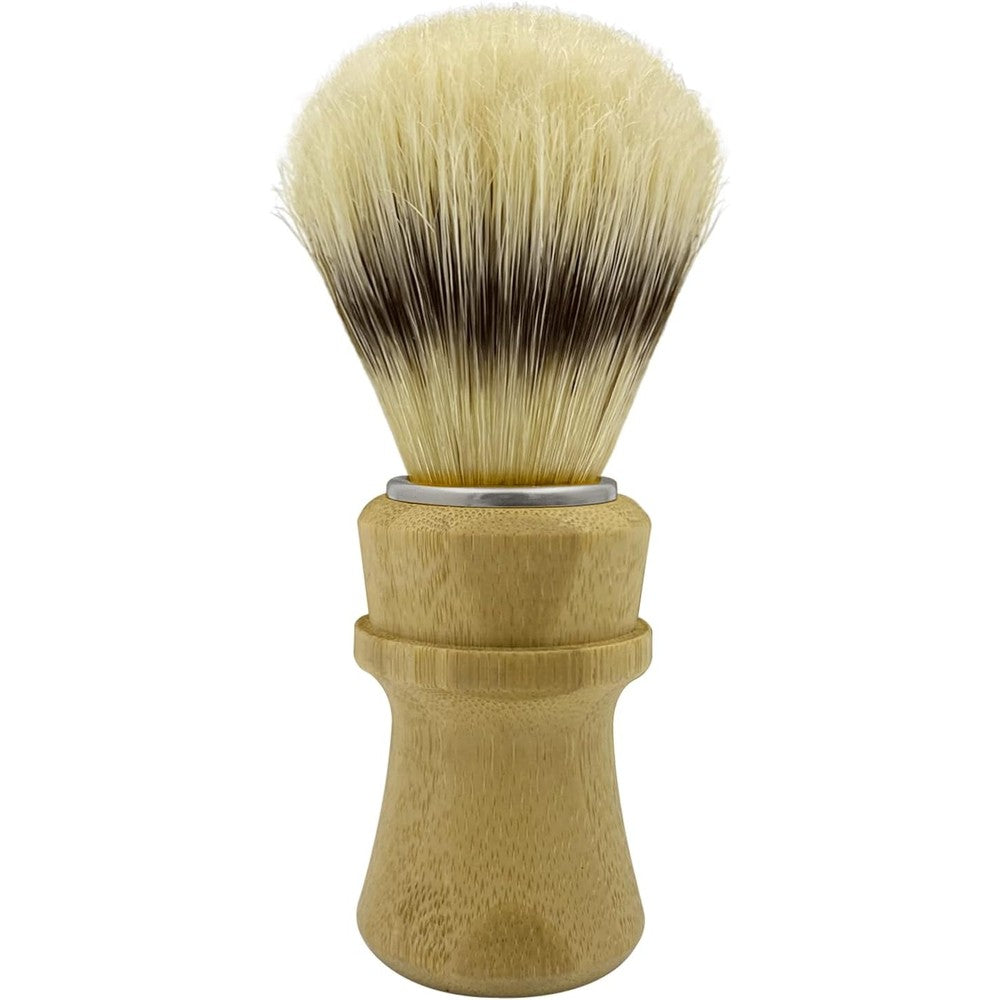 Kikc hand crafted pure boar bristle shaving brush front view