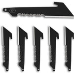 Outdoor Edge RazorSafe 3 inch serrated utility blades 6 pack front view