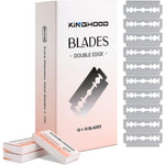 Kinghood Double Edge Safety Razor Blades 100 Count Platinum Coated Stainless Steel Blades For Smooth Precise Shaving For Men And Women - Image 1