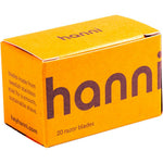 Hanni Blades 20 Pack front view for safety razor