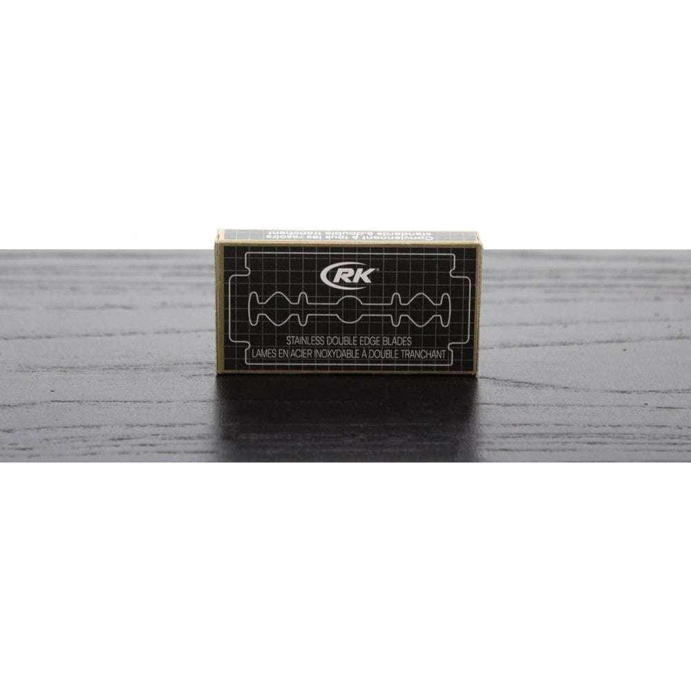 Roots Henson AL13 stainless steel safety razor blades front view