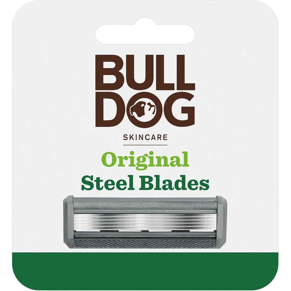 Bulldog Skincare Original Men's Razor Refills 4 pack front view